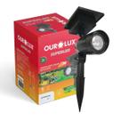 Espeto Led Jardim Solar 3w Branco-frio 50lm Ourolux