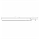 Espeto para Churrasco Tramontina com Lâmina em Aço Inox e Cabo de Madeira 75 cm