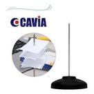Espeto Para Papel Preto Base de Plástico Cavia