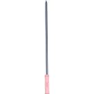 Espeto Simples Chapa Galvanizada Cabo de Madeira 65cm Kala