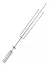 Espeto Triplo Giratório 50cm Inox Tridente