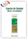 Espetos de bambu 30 cm c/50 unidades - Talge - espetinho, churrasco (3820)
