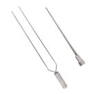 Espetos De Inox Lâmina 50cm Para Churrasco Duplo e Coraçã
