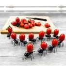 Espetos Petisco Decorativos Formigas Picks 12Un