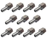 Espigão Adaptador Fixo Fêmea 1/4 X 5/16 Kit 10 Unidades
