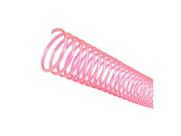 Espirais para Encadernação Rosa Transparente 7mm 25 Folhas 100 und Espirais para Encadernação Rosa Transparente 7mm 25 Folhas 100 und