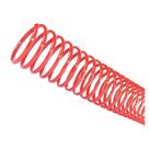 Espiral Encadernação Vermelho 40mm 350 Folhas 20 Unidades