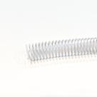 Espiral para Encadernação 17mm Branco Ofício para 100 Folhas - 18 unidades