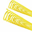 Espiral para Encadernação Amarelo 45 mm para 400 folhas 16un