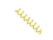 Espiral para Encadernação Amarelo Transparente 40mm 350 Folhas 20 und