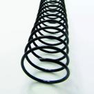 Espiral para Encadernação Metal Preto A4 25MM 160fls 50un
