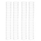 Espiral para Encadernação Wire o Branco The Cinch 15mm - 4 Unidades