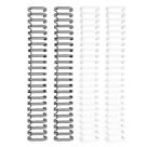 Espiral para Encadernação Wire o The Cinch Preto e Branco 25mm - 4 Unidades