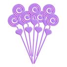 Espiral plástico Russo Art 500 peças Cor: Lilás