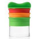 Espiralizador OXO Good Grips de 3 lâminas portátil verde/vermelho/laranja Espiralizador OXO Good Grips de 3 lâminas portátil verde/vermelho/laranja
