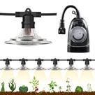 Espird 6-Light LED Grow Light String Full Spectrum Waterproof