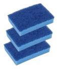 Esponja azul nao risca 3m prof 3un