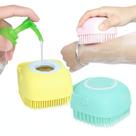 Esponja Banho Silicone Dispense Massagem Escova