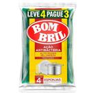 Esponja Bombril Multiuso - Embalagem com 4 Unidades