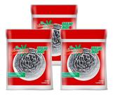 Esponja Brilho Inox 10 gramas Kit com 3 unidades