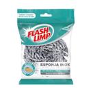 Esponja de Aço Inox Limpeza Pesada Flashlimp