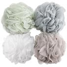Esponja de banho BTYMS 60g Mesh Wash Puff Body Wash Puff pacote com 4