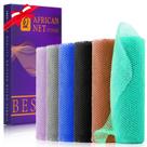 Esponja de banho UJFQBH African Net Long Exfoliating Shower 6 unidades