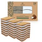 Esponja de cozinha MMG Prime Natural, pacote com 24 unidades, biodegradável