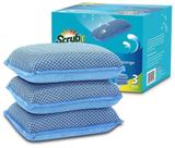 Esponja de cozinha Scrubit Miracle Microfiber Non-Scratch Blue