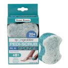 Esponja de lavagem esfoliante Spongeables Pedi Scrub Foot 20+ Wash Esponja de lavagem esfoliante Spongeables Pedi Scrub Foot 20+ Wash