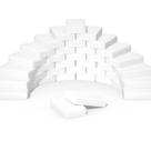 Esponja de limpeza POWOBEST Magic Erasers, pacote com 100 unidades, branca
