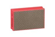 Esponja Diamantada G60 95x60mm Vermelha