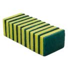 Esponja Dupla Face Multiuso 3M 110x75 mm - Pacote com 10 Unidades