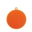Esponja Em Silicone Multi-Uso Laranja