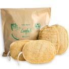 Esponja esfoliante LooLife Natural Loofah, pacote com 4, biodegradável