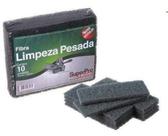 Esponja Fibra Limpeza Pesada 102x260mm Bettanin 10un - SuperPro Bettanin
