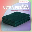 Esponja Fibra Ultra Pesada kit com 3 unidades