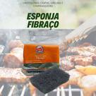 Esponja Fibraço 3m Limpeza Chapas Grelhas Churrasqueiras 5un Esponja Fibraço 3m Limpeza Chapas Grelhas Churrasqueiras 5un