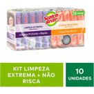 Esponja Lavar Louça Limpeza Extrema E Delicada 10un