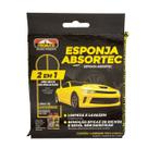 Esponja Limpeza Automotiva Absortec Microfibra Proauto 2 em 1