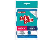 Esponja Mágica com 2 Unidades Esfrebom