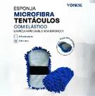 Esponja Microfibra Tentáculos com Elástico - Vonixx