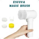 Esponja Multifuncional Compacta Recarregável Louças Banheiro Porta Detergente Multiuso