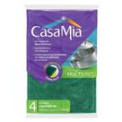 Esponja Multiuso Para Limpeza Com 4 UN Uso Diário Casamia