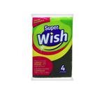 Esponja Multiuso Wish Lv 04 Pg 03 c/16 - Wisch