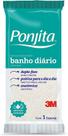 Esponja para Banho Ponjita 3M Dupla Face com 1 Unidade