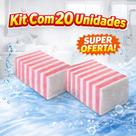 Esponja Sanitária para Banheiro e Vaso Remove Sujeira Pesada 20 Unidades Esponja Sanitária para Banheiro e Vaso Remove Sujeira Pesada 20 Unidades