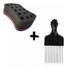 Esponja Simples Para Nudred + Pente Garfo de Metal