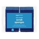 Esponjas Amazon Basics Non-Scratch, pacote com 6, azuis