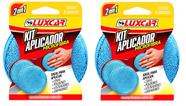 Esponjas Aplicadoras Microfibra Kit com 4 Esponjas Esponjas Aplicadoras Microfibra Kit com 4 Esponjas